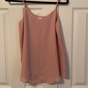 Pink rose tank top
